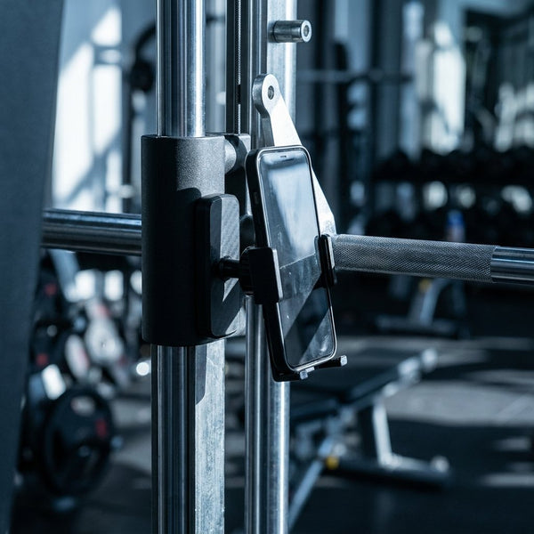 Mount on a Smith machine upright